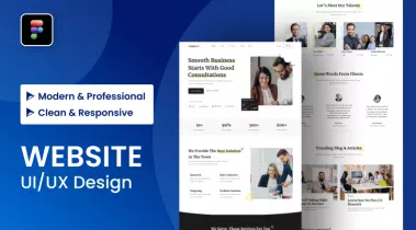 Design Your Professional and Modern Website UI Design in Figma in 72hrs!